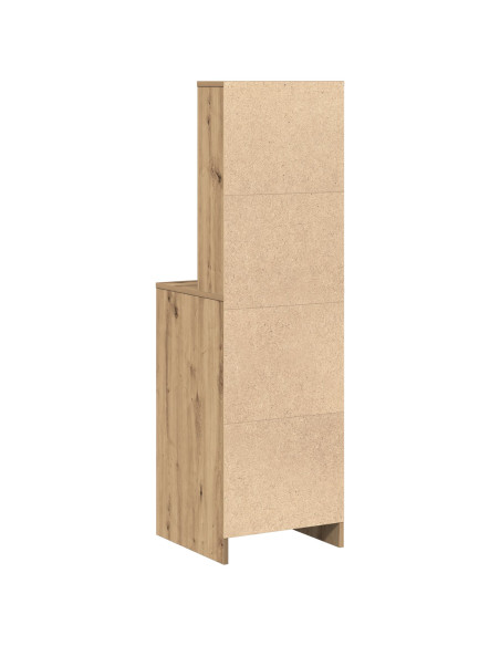 Highboard in Quercia Artigianale 40x41x135 cm Legno Ingegnerizzato
