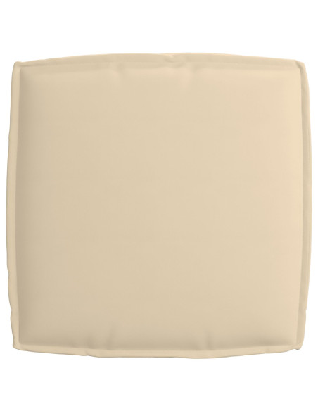 Set di cuscini per pallet  2 pezzi Beige Poliestere