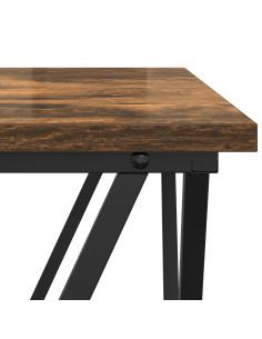 Tavolino da salotto Rovere fumé 80 x 80 x 45 cm 2