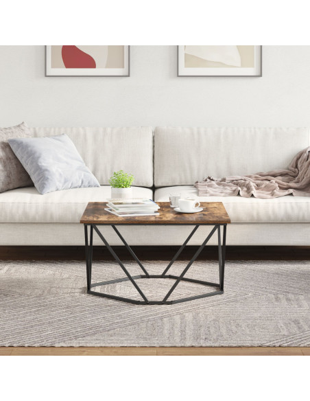 Tavolino da salotto Rovere fumé 80 x 80 x 45 cm