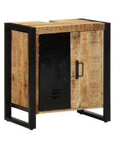 Mobile da Bagno Marrone 55 x 35 x 60 cm Legno di mango massello 2