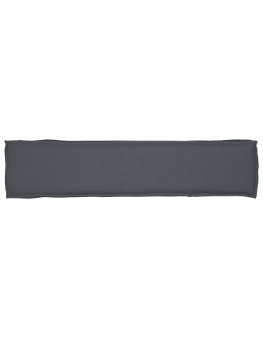 Cuscini per Panchina  2 pcs Antracite 180x40x8 cm Tessuto Oxford