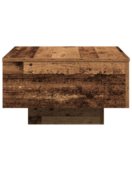 Tavolo da caffè , Legno antico, 55x55x31 cm, Legno ingegnerizzato