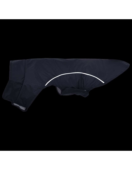Impermeabile per Cani con Strisce Riflettenti Poliestere XS