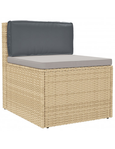 Cuscino per Pallet  per Schienale Antracite 80x40x12 cm Tessuto Oxford