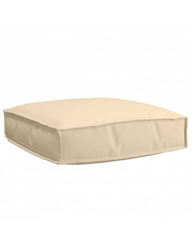 Cuscino per Pallet  per Sedia Beige 60x60x12 cm Tessuto Oxford