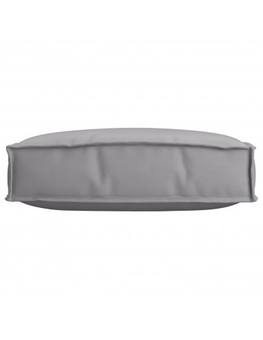 Cuscino per Pallet  per Sedia Grigio 60x60x12 cm Tessuto Oxford