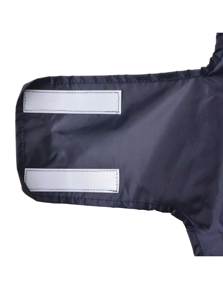 Impermeabile per Cani con Strisce Riflettenti Poliestere XXS