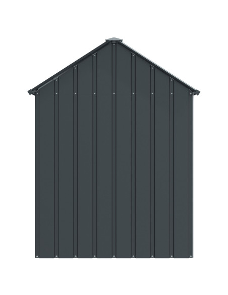 Aviario per Uccelli  con Estensione Antracite 112x421x141 cm Acciaio