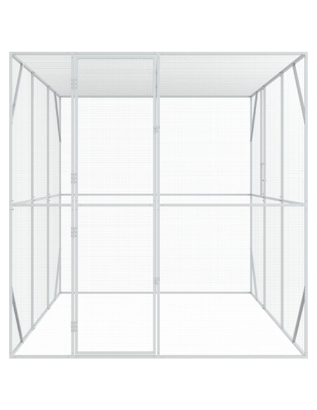 voliera  antracite 302x206x214 cm in acciaio