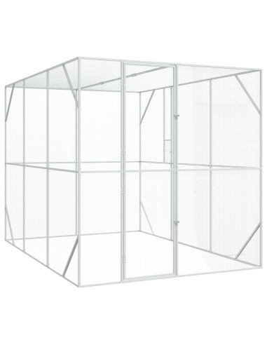 Gabbia per uccelli Antracite 210 x 304 x 213 cm Acciaio zincato