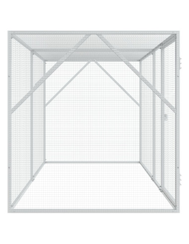 Gabbia per uccelli Antracite 208 x 102 x 108 cm Acciaio zincato