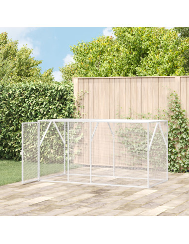 Gabbia per uccelli Antracite 208 x 102 x 108 cm Acciaio zincato