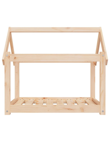 Cuccia per Cani 81x60x70 cm in Legno Massello di Pino