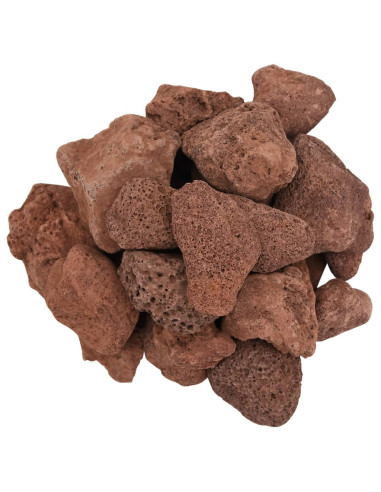 Rocce Vulcaniche 25 kg Rosse 5-8 cm