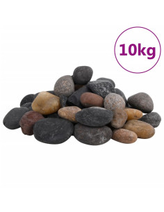 Ciottoli Levigati 10 kg Colore Misto 5-8 cm 2