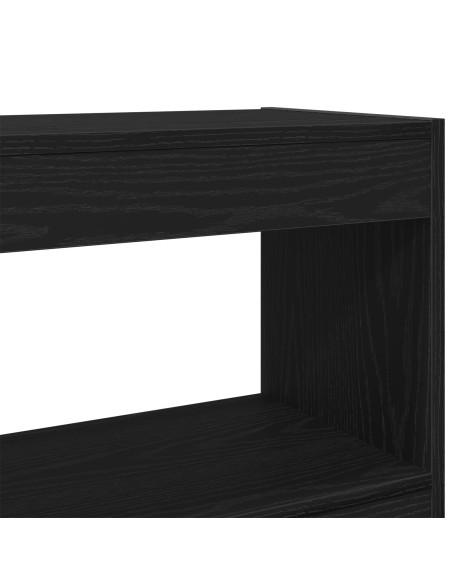 Libreria Rovere Nero 100 x 30 x 72 cm Legno multistrato