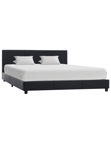 Giroletto Nero in Similpelle 140x200 cm