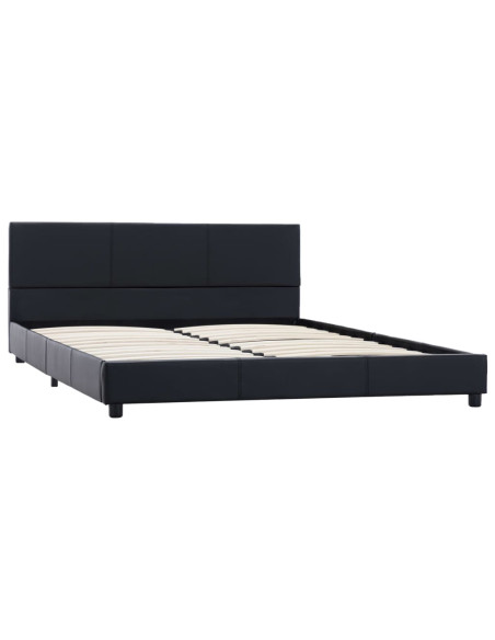 Giroletto Nero in Similpelle 140x200 cm