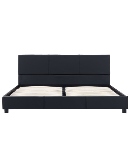 Giroletto Nero in Similpelle 140x200 cm