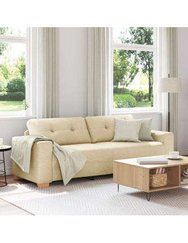 Divano  Panna Poliestere Medio Copriletti sfoderabili