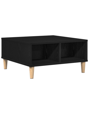 Tavolino da salotto Rovere Nero 60 x 60 x 30 cm