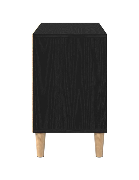 Mobile TV in Rovere Nero - 69.5x30x50 cm, Realizzato in legno ingegnerizzato
