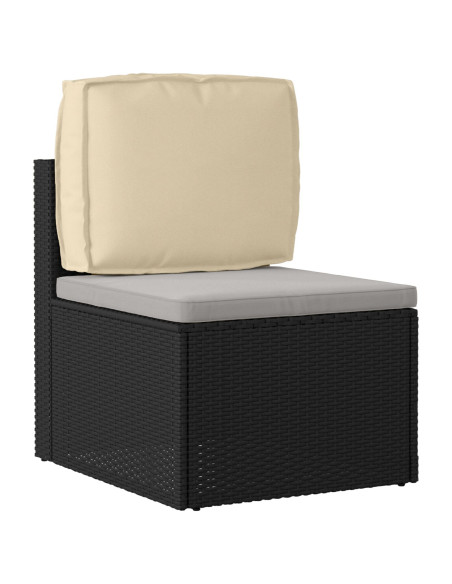 Cuscino da Esterno  Beige Cotone Medio Coperture Rimovibili