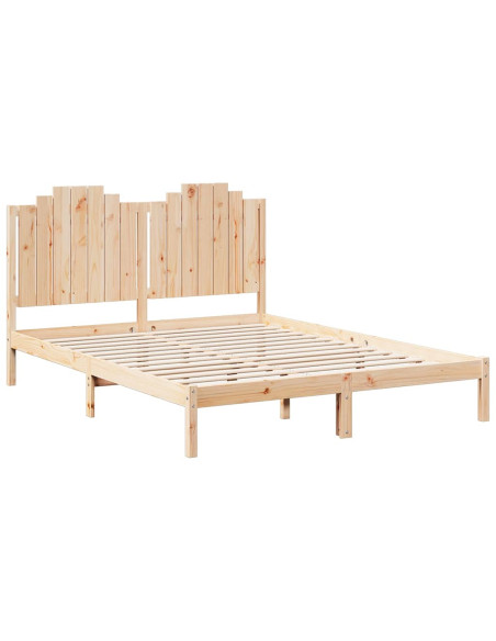Giroletto Extra Lungo senza Materasso 140x220 cm Legno Massello
