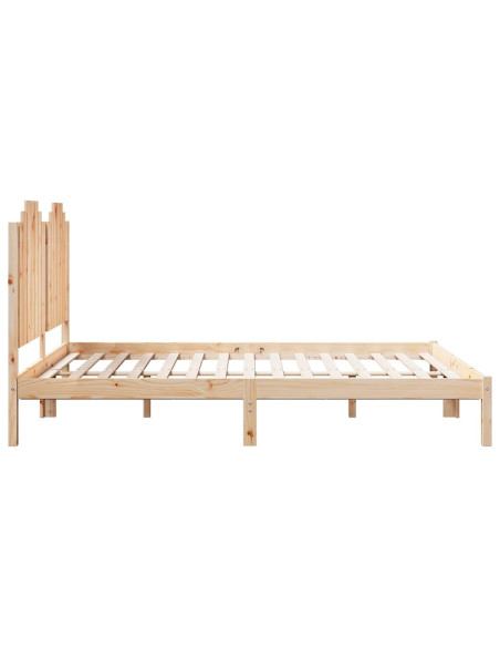Giroletto Extra Lungo senza Materasso 140x220 cm Legno Massello