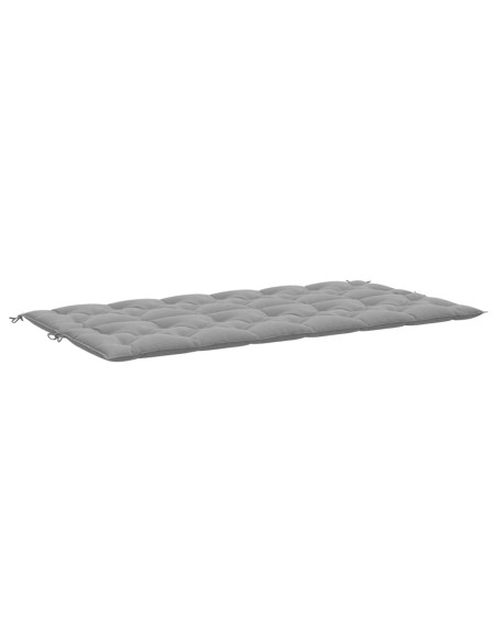 Cuscini per Panca 2 pz Grigi 200x50x7 cm in Tessuto Oxford