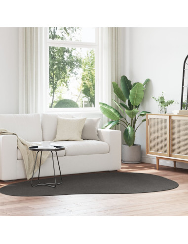 Tappeti per area HUARTE Antracite 160 x 230 cm Poliestere