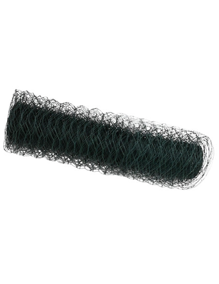 Recinzione esagonale  Verde Acciaio con rivestimento in PVC