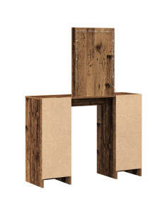 Tavolo da Trucco Marrone 102 x 33 x 135 cm Legno multistrato 2