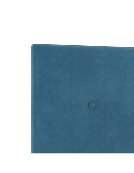 Testiera  Button Tufted Blu Scuro 160 cm in Velluto