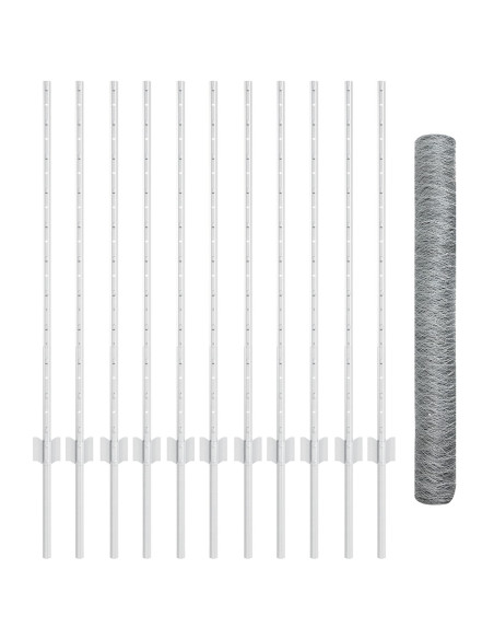 Recinzione con Posto Argento 1 x 25 m Acciaio