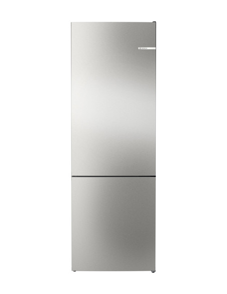 Bosch Serie 4 KGN492IAF Frigorifero Combinato da libera installazione 203 x 70 cm Acciaio anti-impronta Classe A