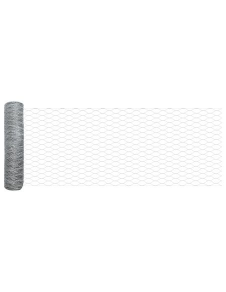 Recinzione Esagonale  0.6x10 m Acciaio Zincato
