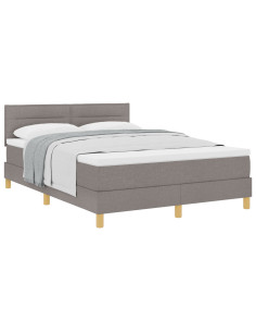 Letto a molle con materasso Talpa 140 x 200 cm Tessuto 2