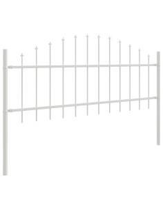 Recinzione per Giardino 2 pcs Bianco 170 x 140 cm 2