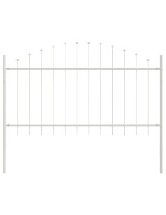Recinzione per Giardino 2 pcs Bianco 170 x 140 cm 2
