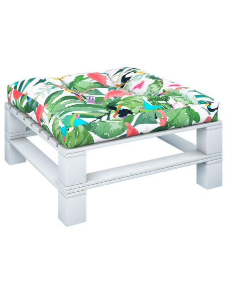 Cuscino per Pallet Multicolore 80x80x12 cm in Tessuto