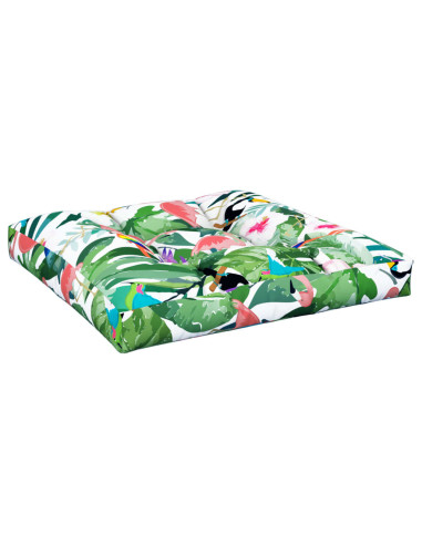 Cuscino per Pallet Multicolore 80x80x12 cm in Tessuto