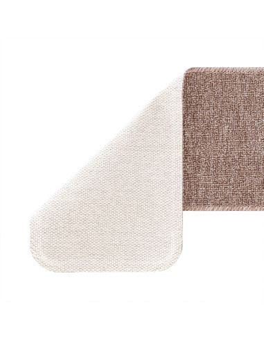 Tappetini Antiscivolo per Scale 15 pcs Marrone chiaro