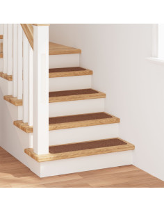 Tappetini Antiscivolo per Scale 15 pcs Giallo 75 x 20 cm PP