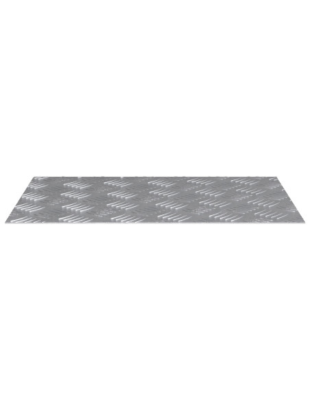 Pannelli in Alluminio a Rombo 4 pz Antiscivolo 60x40 cm