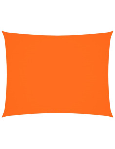 Parasole a Vela Oxford Rettangolare 3x6 m Arancione 2