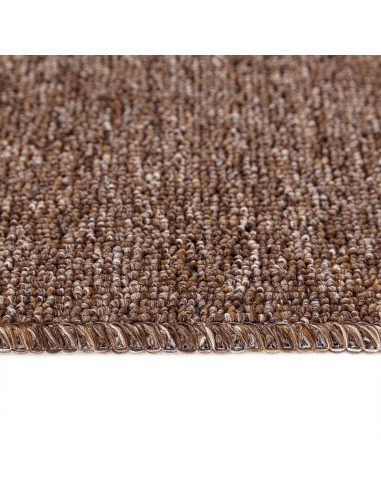 Tappetini Antiscivolo per Scale 15 pcs Marrone 75 x 20 cm PP