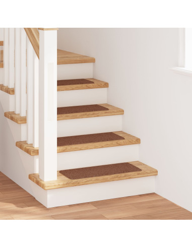 Tappetini Antiscivolo per Scale 15 pcs Giallo 60 x 25 cm PP