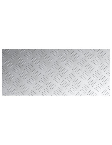 Gradini per Scale 2 pcs Argento 70 x 30 cm Alluminio